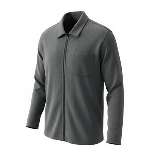 7 Diamonds Commuter Full Zip Jacket Dark Gray Casual Pocket Mens XXL